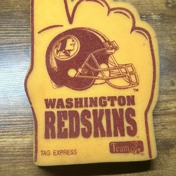 Washington Redskins Foam #1 Fan Finger/Hand Tag Express 19" NFL Football - Picture 3 of 6